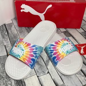 NWT Womens Puma Cool Cat Tie Dye BX size 9